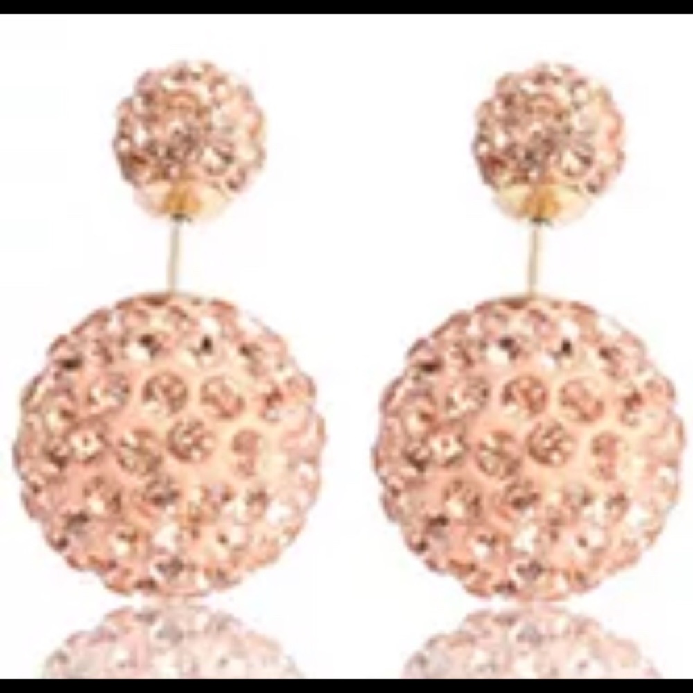 TWO SIDED OR DOUBLE SIDED STUD EARRINGS-NEW - Picture 6 of 6
